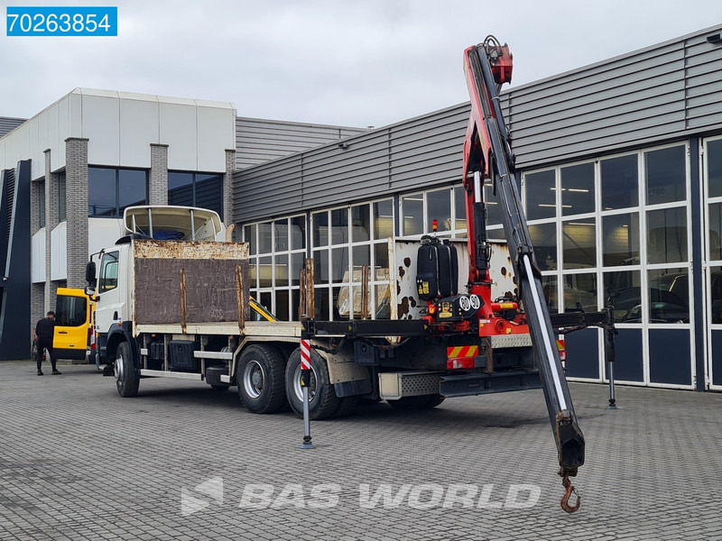 Dropside/ Flatbed truck, Crane truck DAF CF85.410 6X4 Fassi F155A.0.23 kran Cane Retarder Big-Axle Euro 5: picture 7