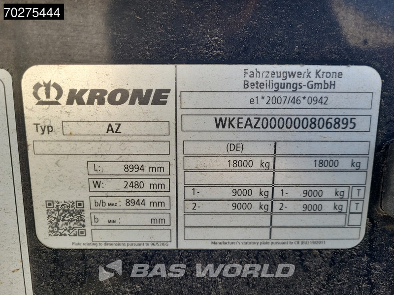 Container transporter/ Swap body trailer Krone AZ: picture 16