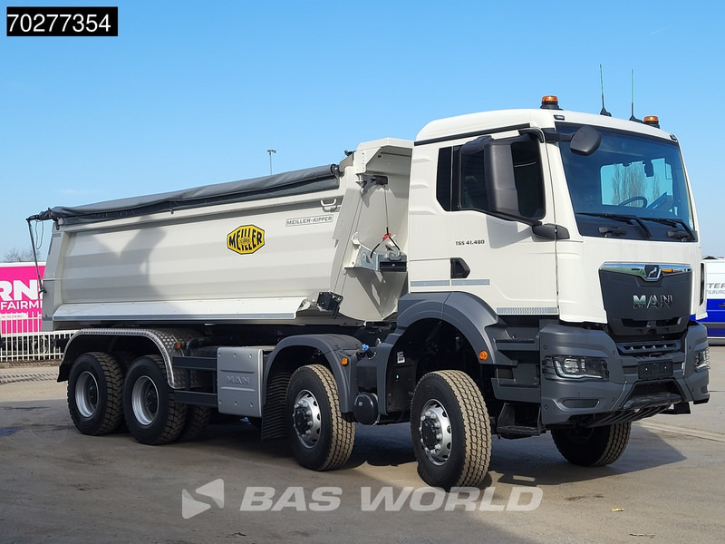 New Tipper MAN TGS 41.480 8X6 20m3 Meiller Big-Axle Automatic Steelsuspension Euro 6: picture 18