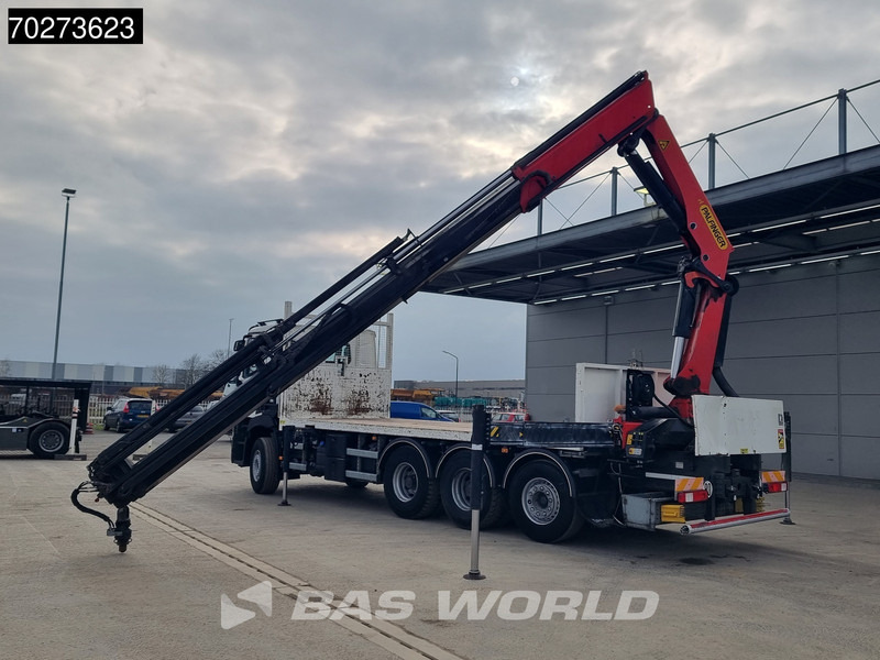 Dropside/ Flatbed truck, Crane truck Renault C 430 8X4 Palfinger PK33002 EH 6x Extensions Euro 6: picture 6