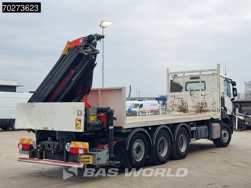 Dropside/ Flatbed truck, Crane truck Renault C 430 8X4 Palfinger PK33002 EH 6x Extensions Euro 6: picture 17