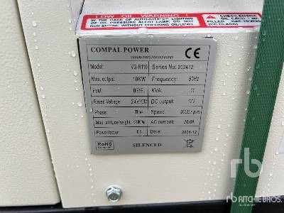 New Generator set COMPAL VG-R110 10 kW / 11 KVA (Unused): picture 10