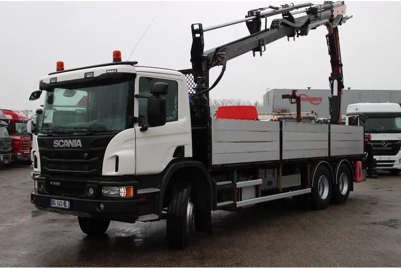 Crane truck Scania P410 + atlas 190 4x hydrolic + 6x4 remote + EURO 6 + SPRING SUSPENSION: picture 10