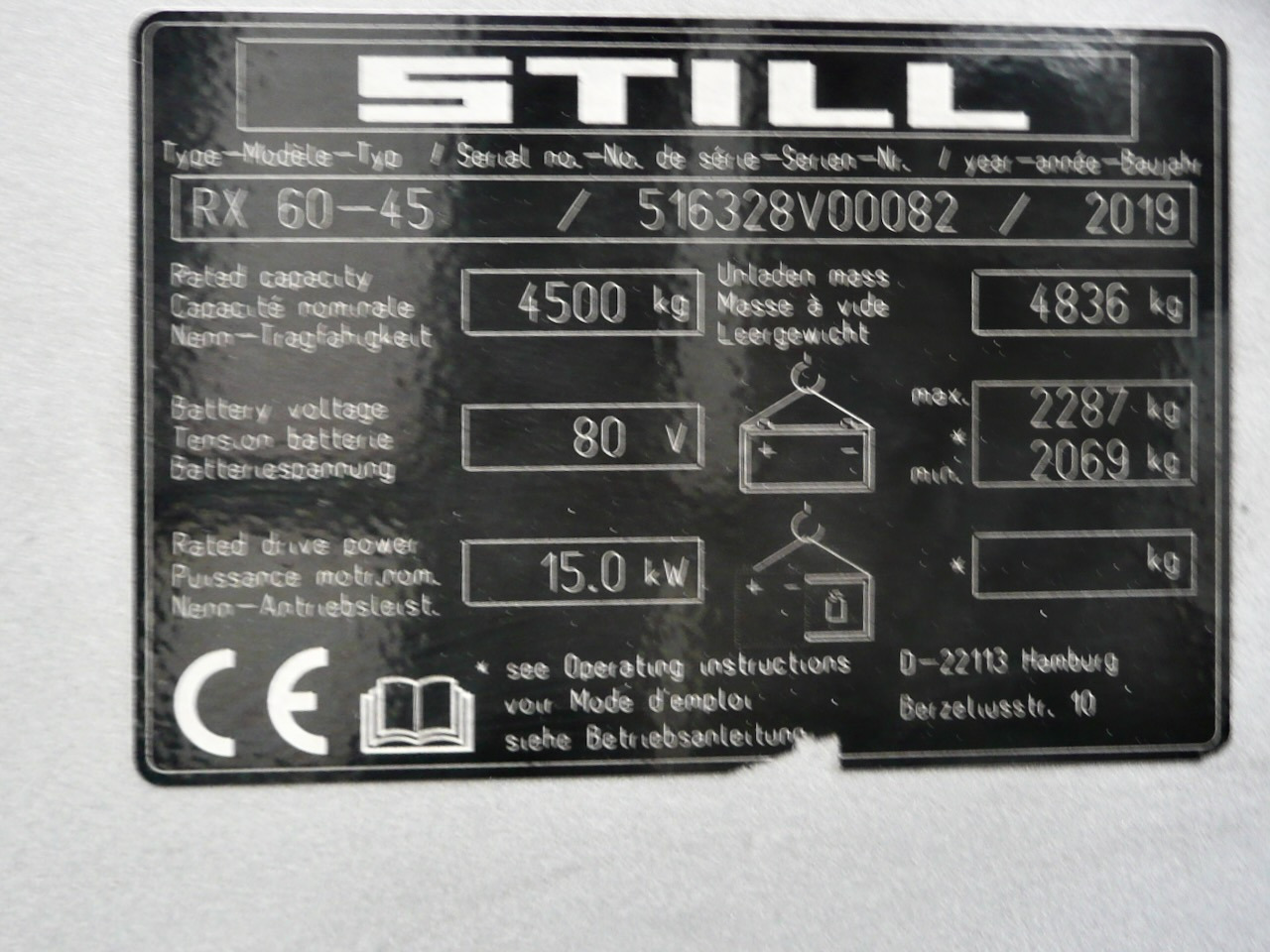 Electric forklift Still RX60-45: picture 11