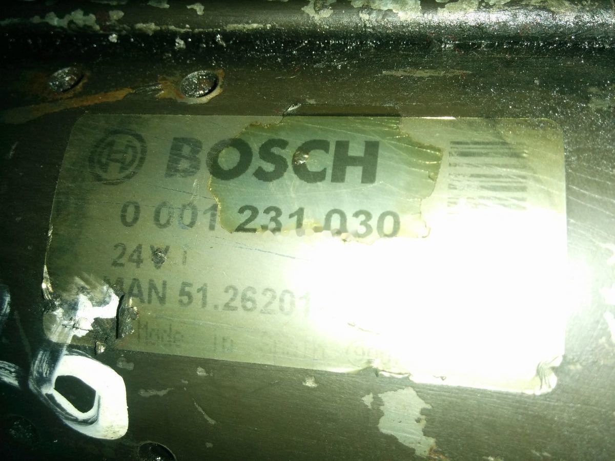 Leasing of  Bosch 0001231-030 / 51.262017213   MAN 0826 Bosch 0001231-030 / 51.262017213   MAN 0826: picture 7