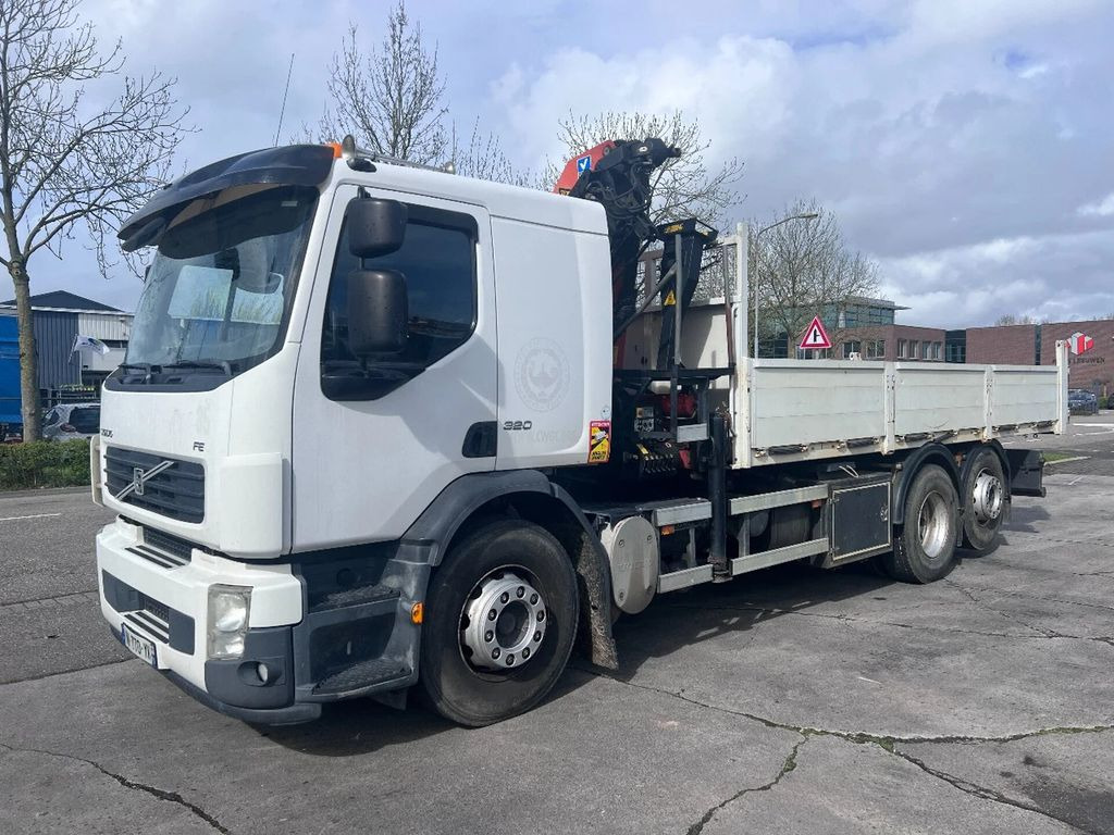 Crane truck, Tipper Volvo FE 320 6X2 EURO 4 + PALFINGER PK12502 + REMOTE +: picture 8