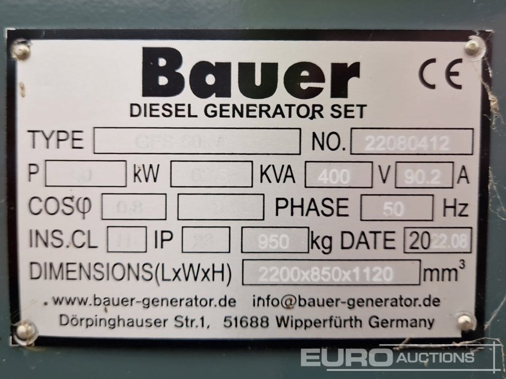 Generator set Bauer GFS-50KW: picture 15