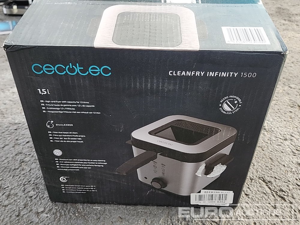 Construction equipment Unused Cecotec Cleanfry Infinity 1500 Deep Fryer: picture 8