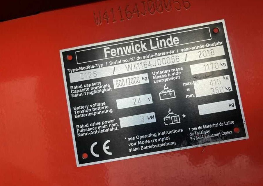 Stacker Linde D12S: picture 9