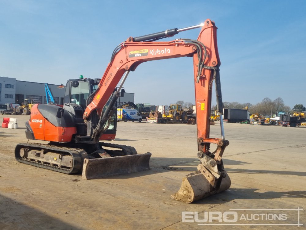 Mini excavator 2019 Kubota KX080-4A: picture 7