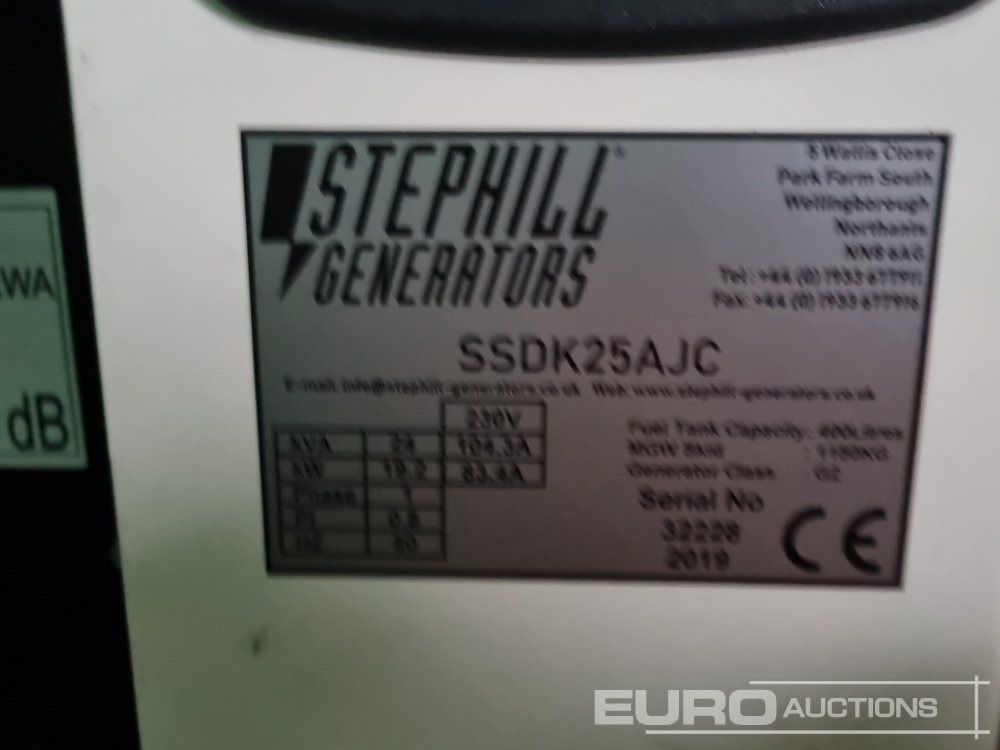 Generator set Ajc trailers Static Hybrid Solar Panel Generator, Stephill 24kVA Generator: picture 30