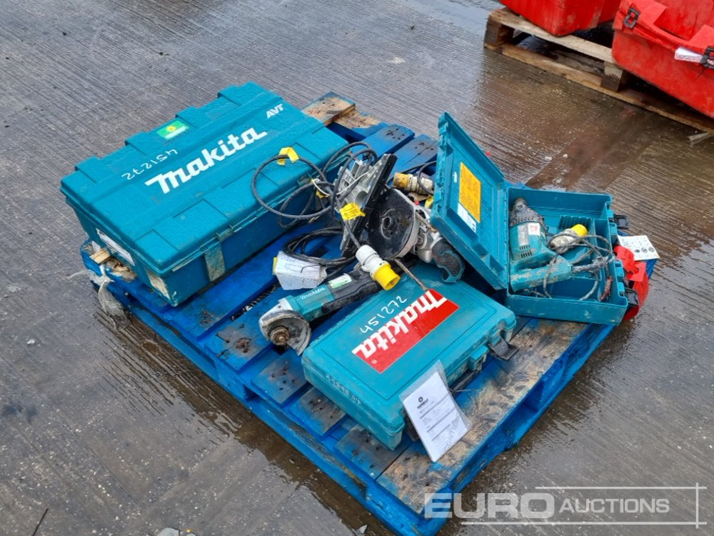 Construction equipment Makita 110Volt AVT HR5212C Hammer Drill, RP1801 Plunge Router, 9565P Angle Grinder, GA50 Angle Grinder, 8406 Core Drill (2 of): picture 6