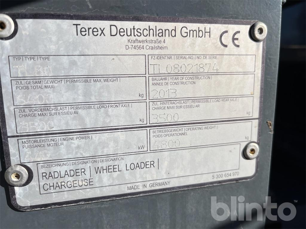 Wheel loader Terex TL80: picture 41